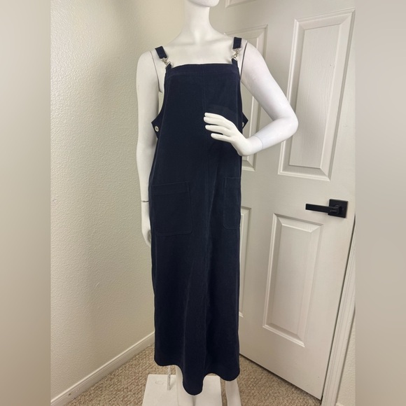 Talbots Black Overalls Size Medium.   #59 - Picture 1 of 13